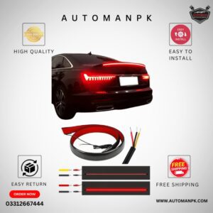 CARBON FIBER TRUNK LED SPOILER AUTOMANPK (2)