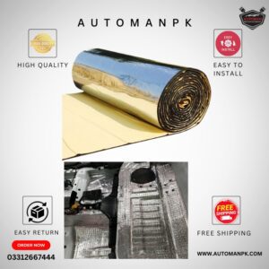 Car Sound Insulation Mat, Proofing Deadener Heat Noise Insulation Deadening Mat Hood Closed | automanpk